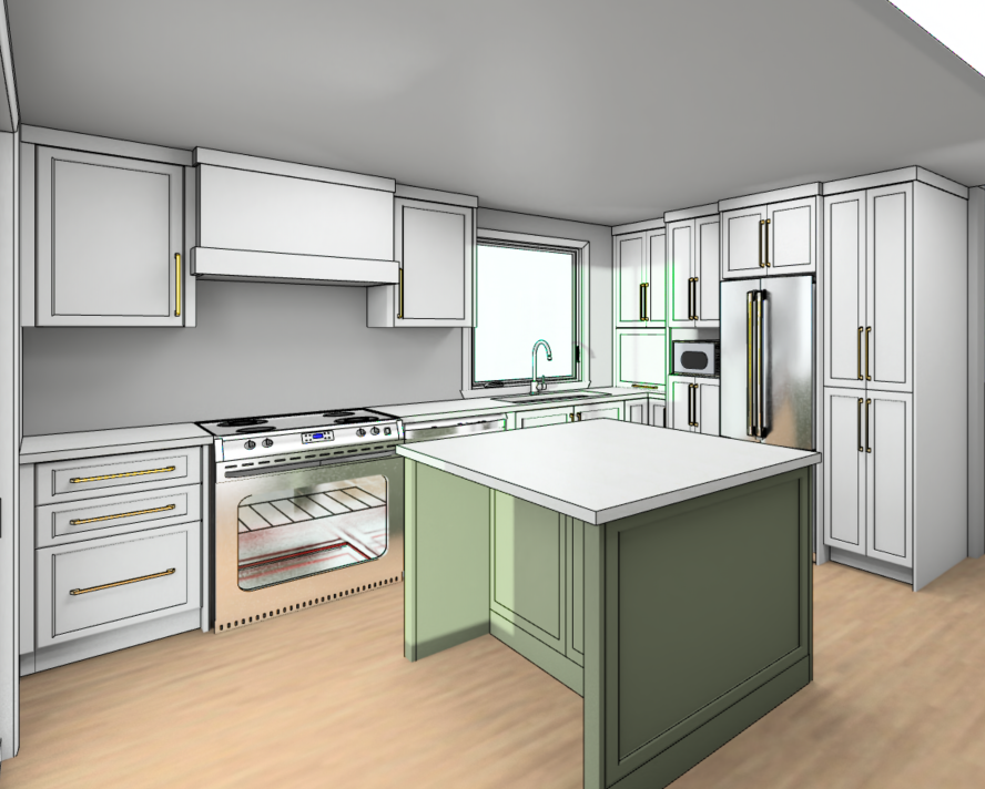 Kitchen renovation in Kitchener by Go Hard Corporation