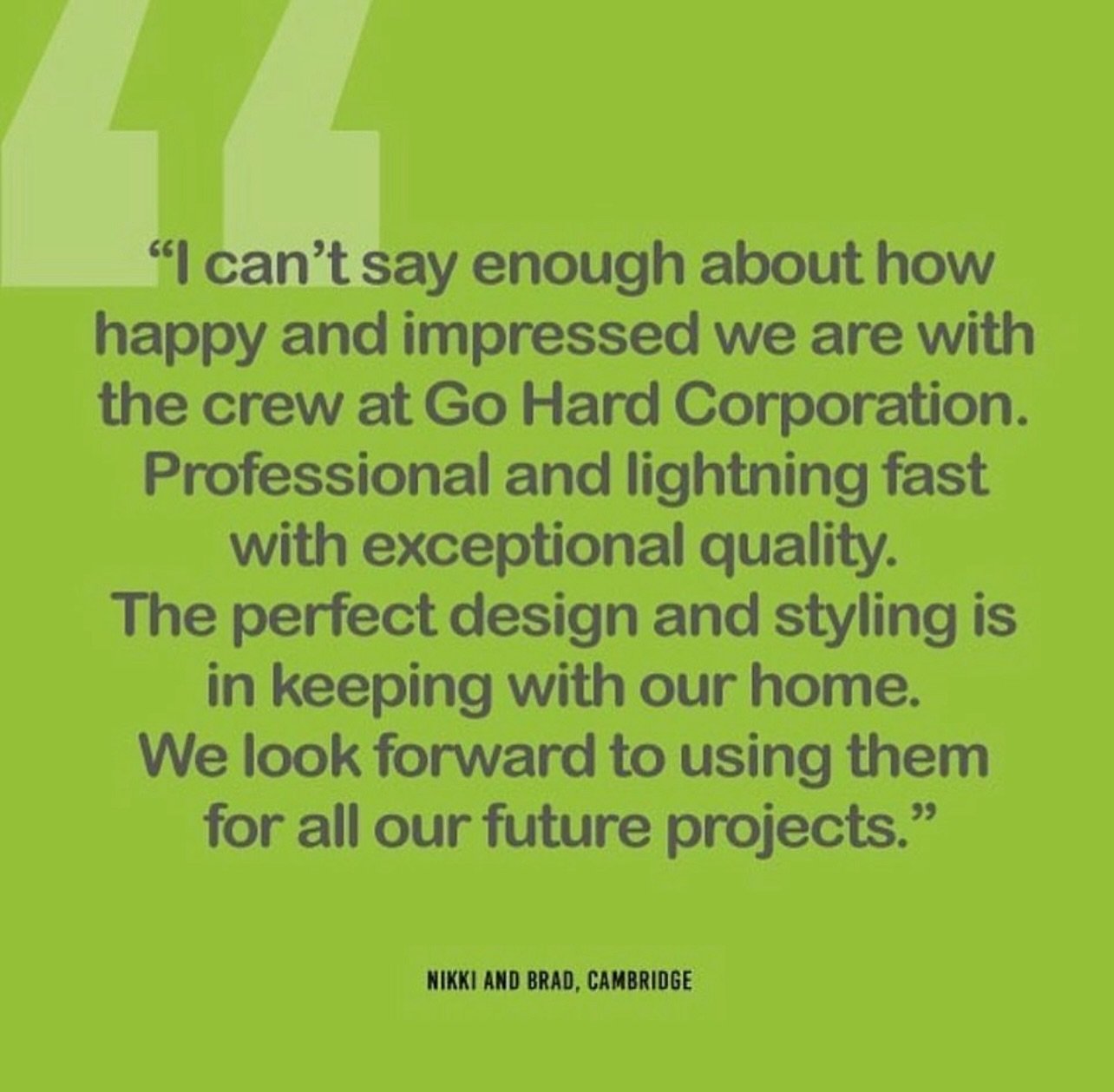 Client love.💚💙

⁣We are so fortunate to be able to work with such amazing people every day. 

#guelphbusiness ⁣
#kitchenerhomes #kitchenrenovations #bathroomrenovation #guelph #kitchenremodel #cambridge #hespeler #puslinchlake #designbuild #guelphh