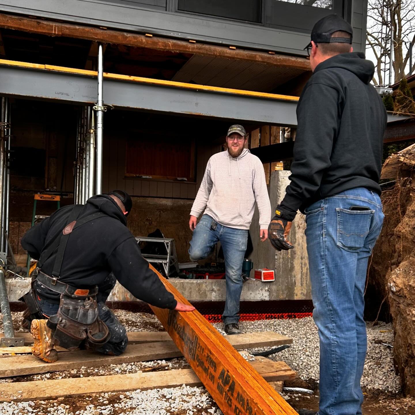 Shane, (middle) our amazing Lead Contractor and business partner, is doing a fabulous job managing this huge project. A basement walkout has many moving parts and Shane shines through it all. 👍

 

#guelphcontractors #kwawesome #guelphhomes #kwhomes