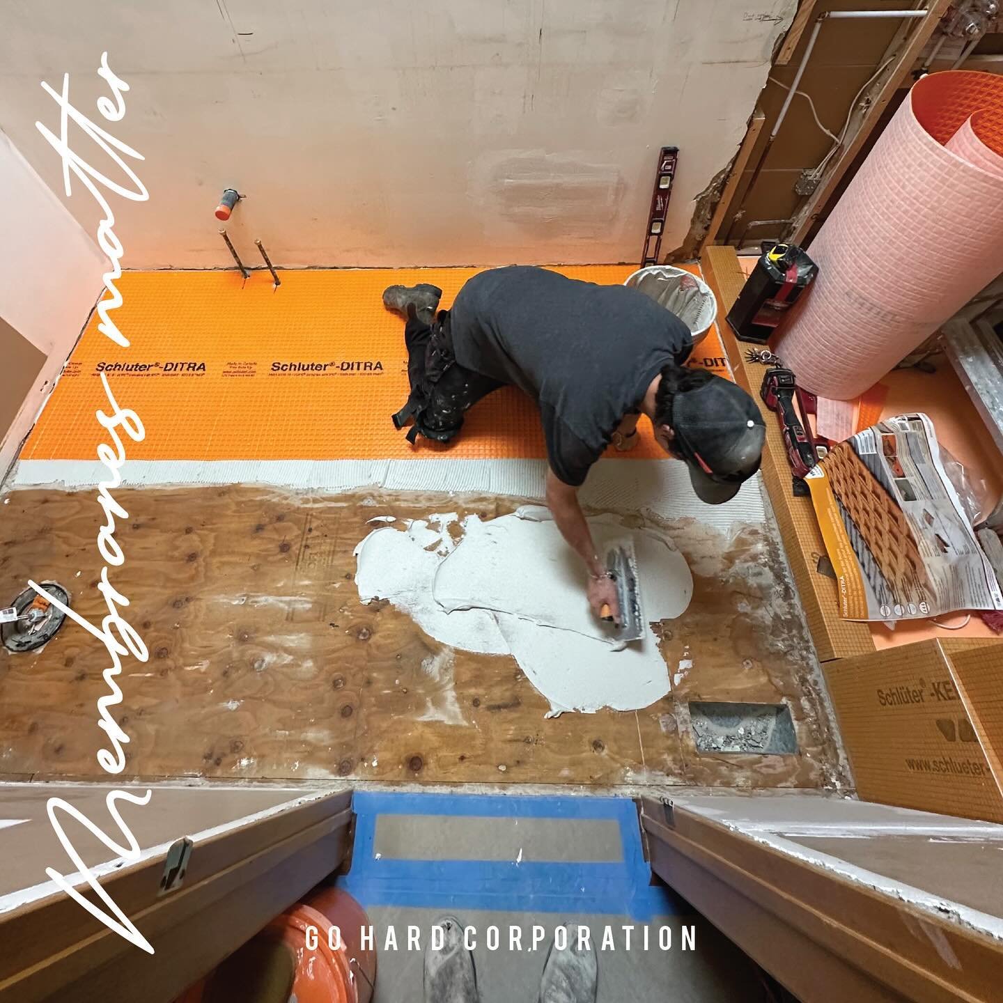 It&rsquo;s almost time for the tile installation in this Waterloo home. The Schluter Shower System eliminates the risk of failures due to water and vapor penetration and dramatically reduces total installation time. From drains to shower benches to w