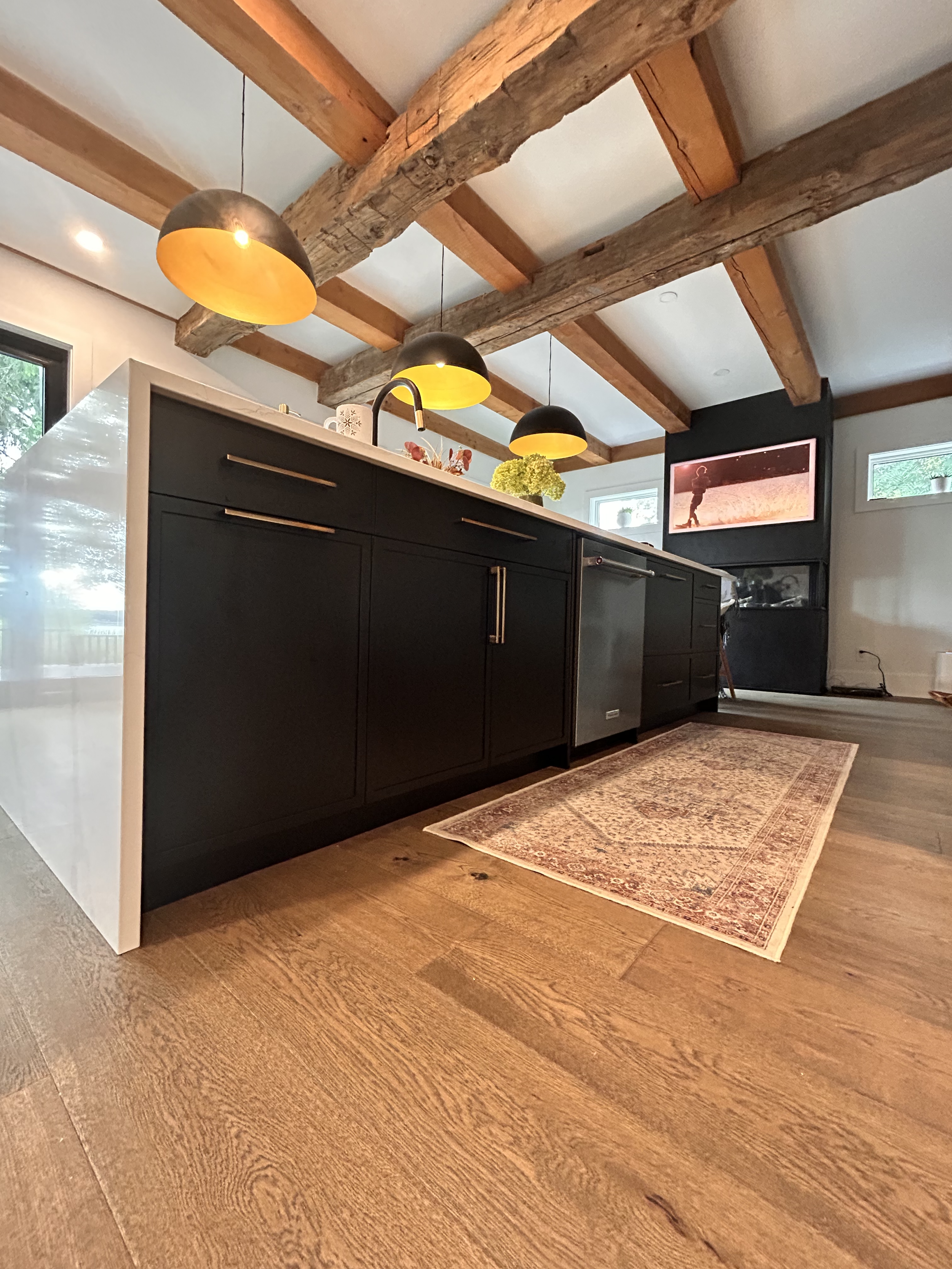 Kitchen renovation on Puslinch Lake