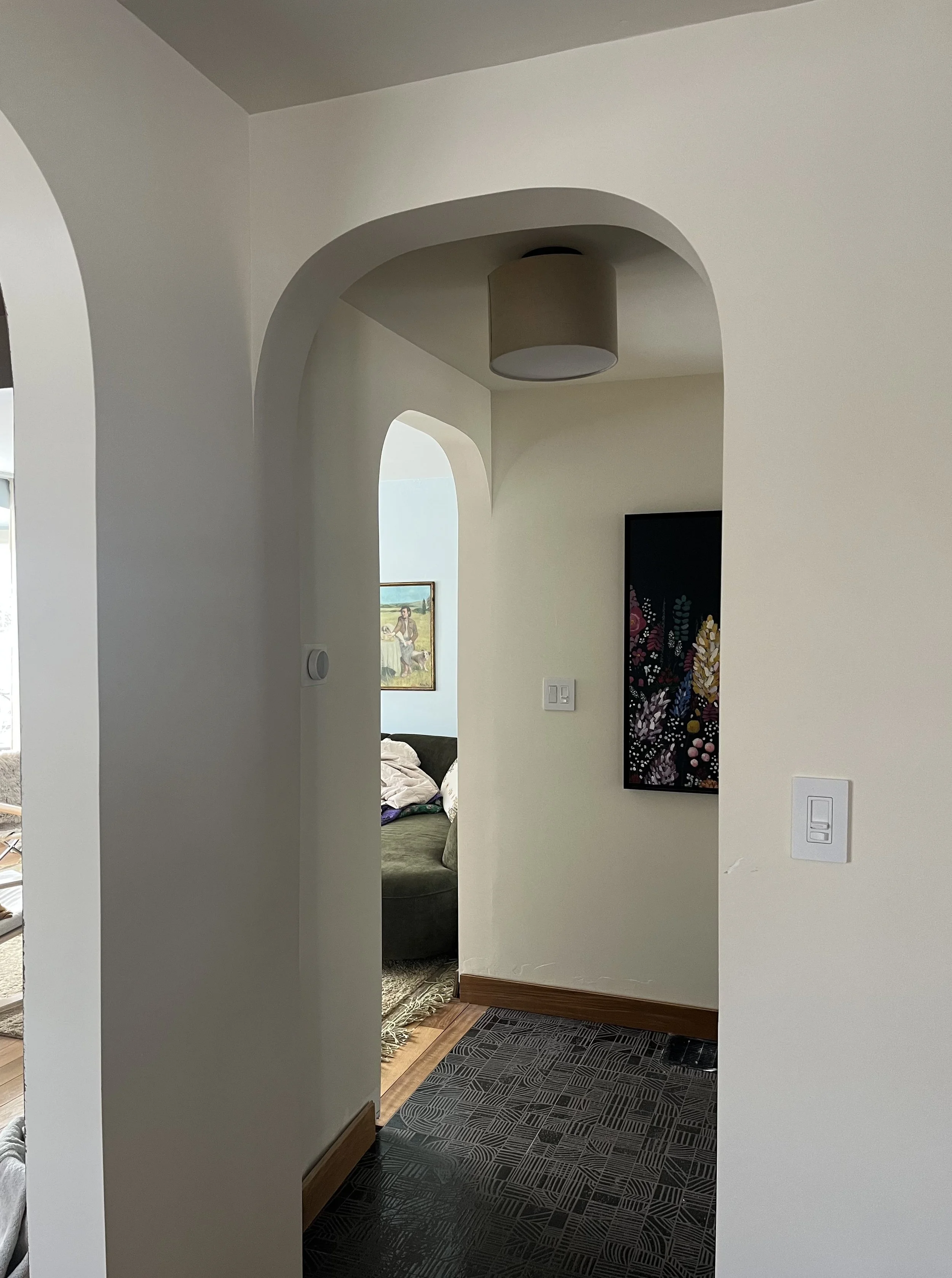 Custom archways in home addition