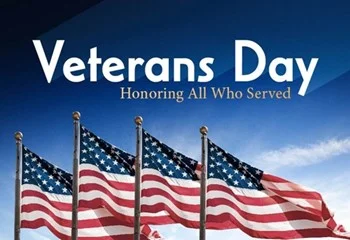 Happy Veteran Day to all my community and friends of our community.