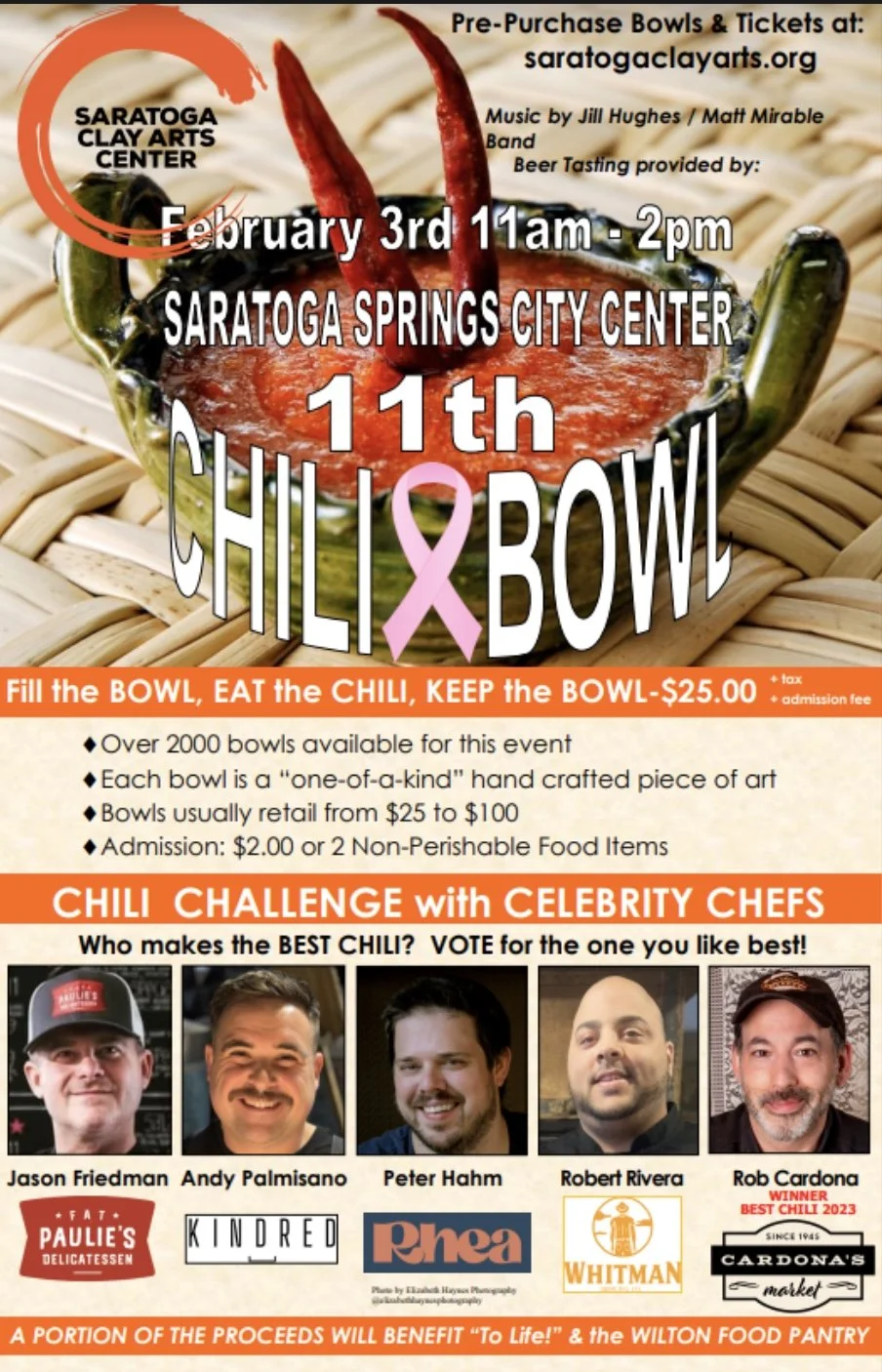 11th Chili Bowl Fundraiser 