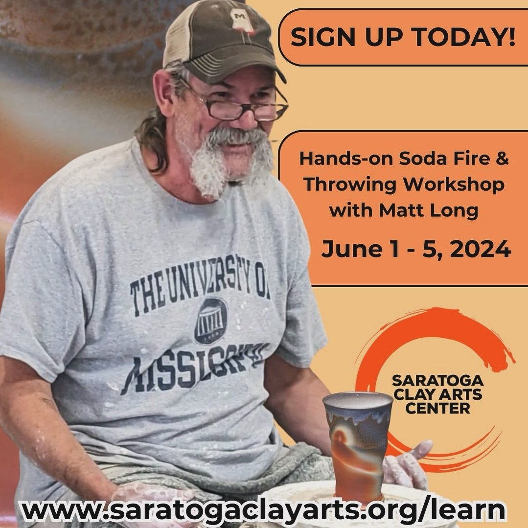 Summer will be here before you know it! Make sure you add a soda firing workshop with Matt Long (@fullvictory) to your summer plans! This course is all about making and altering pots on the wheel, and will cover the elements of function, technique, c