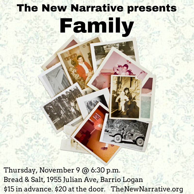 Two Weeks to go Until the Next New Narrative Event: "Family"