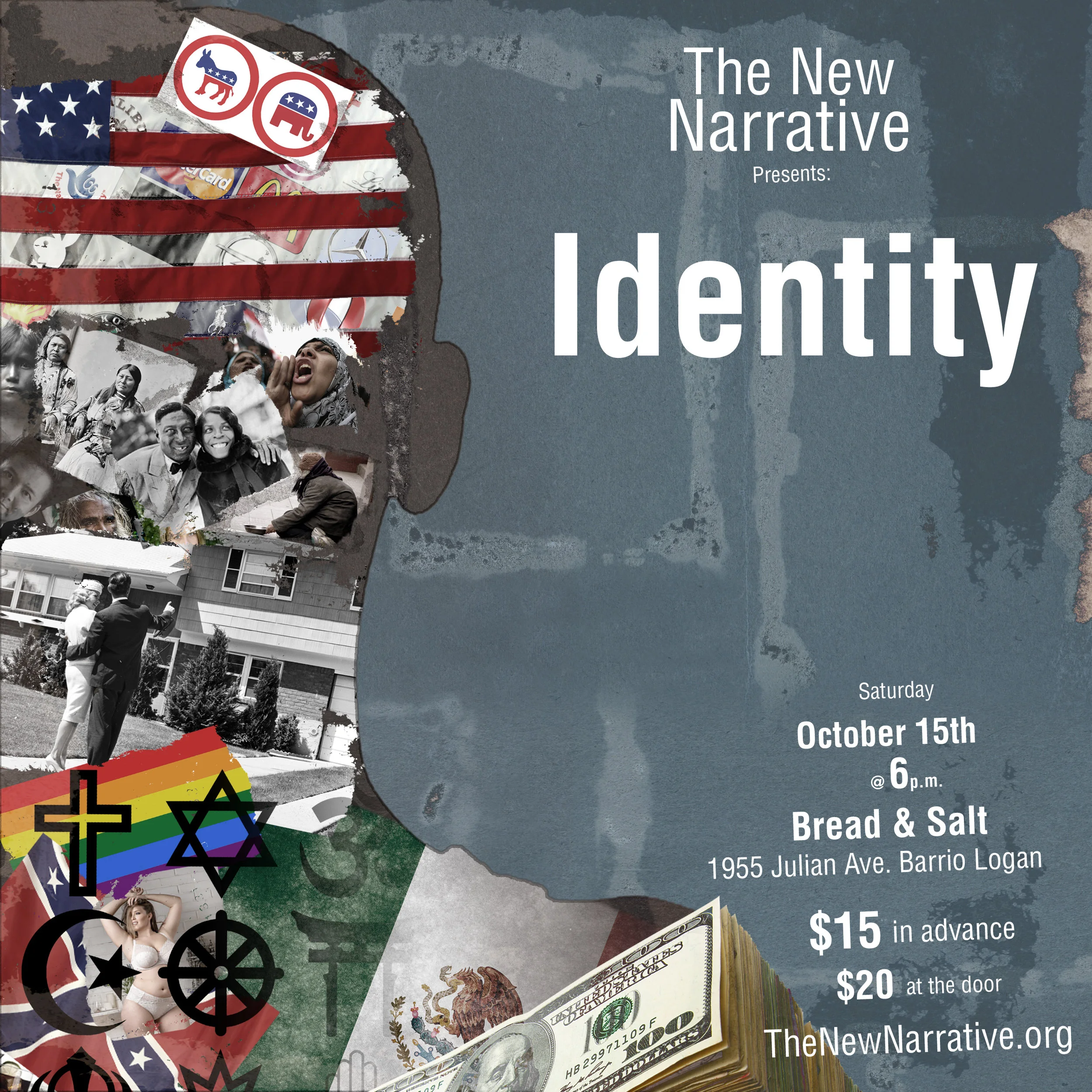 Speakers for Our Upcoming New Narrative Event "Identity" 