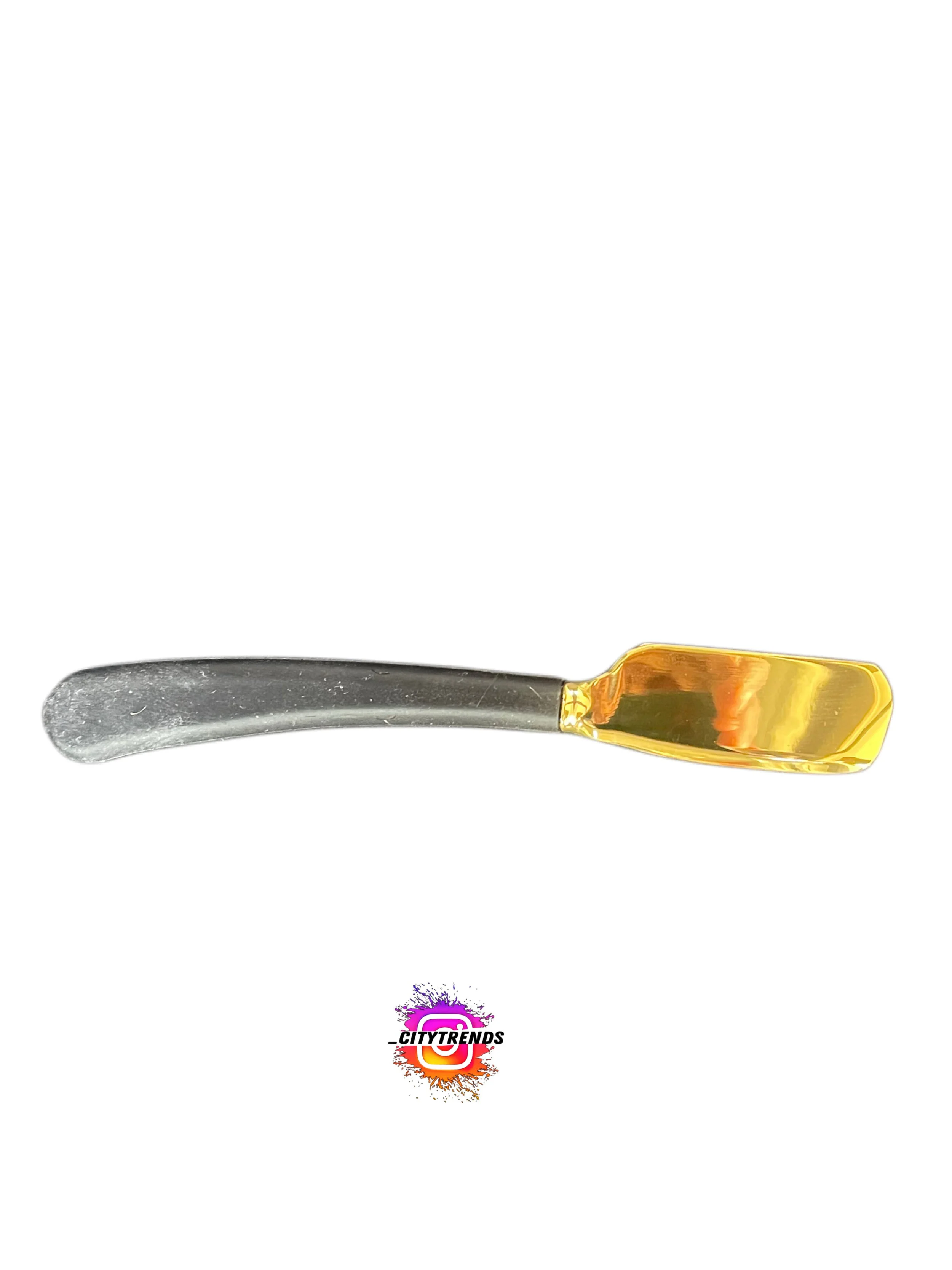 Gold single handle razor holder
