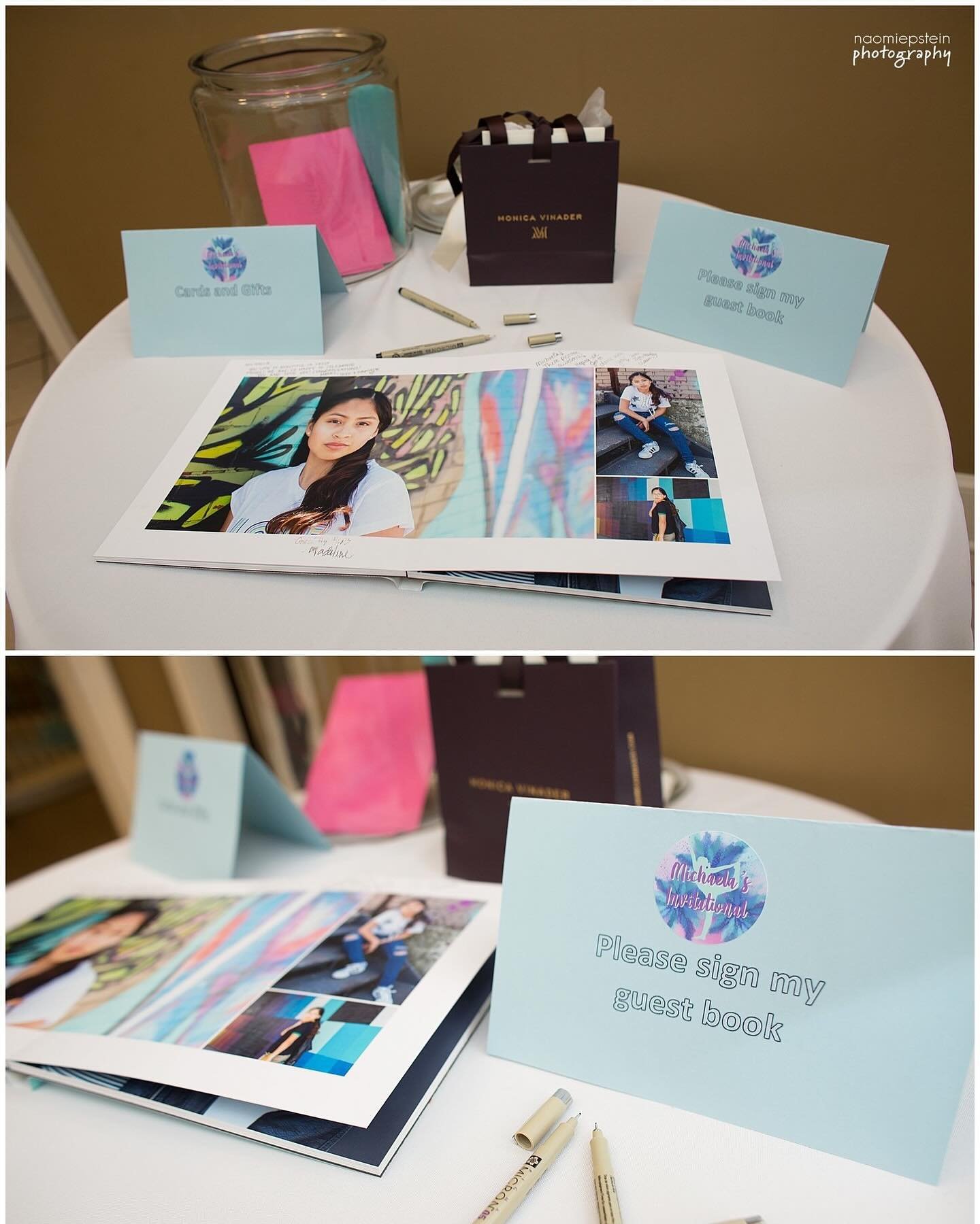 Have your kid do a style shoot with me before their mitzvah that way we can make an album and all their friends can sign it and wish them Mazel Tov during cocktail hour!