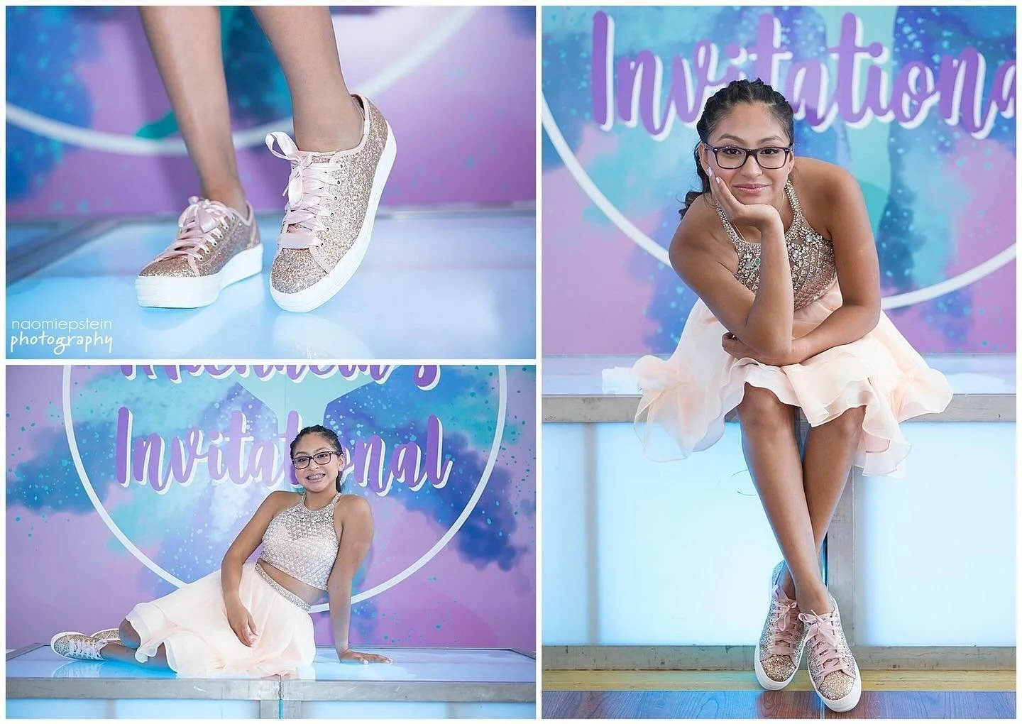 Michaela looks stunning from head to shining toes!!!!