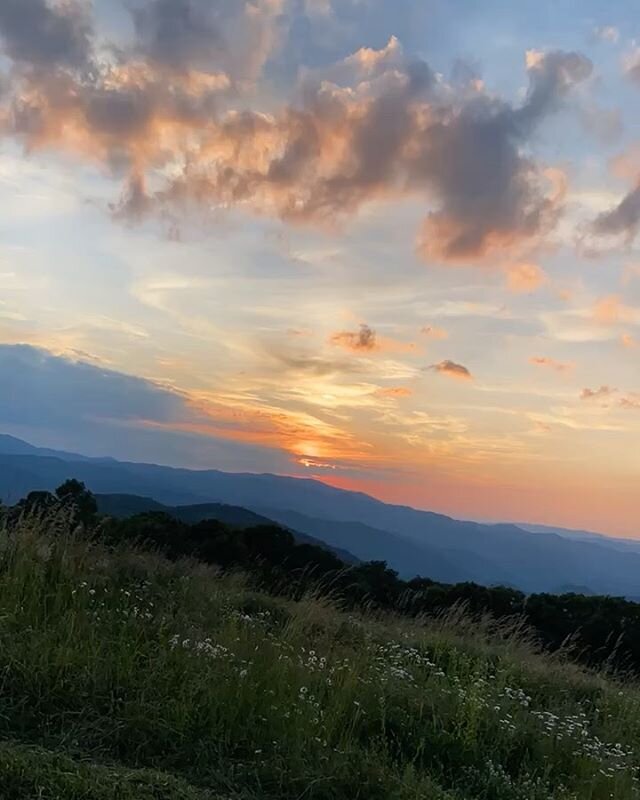 &ldquo;Going to the mountains is going home.&rdquo; -John Muir⁣
⁣
I want to share a little of the mountain magic from my Wellness Weekend this weekend in the NC mountains.  I have another coming in July. Join me for yoga, sound healing and fresh moun