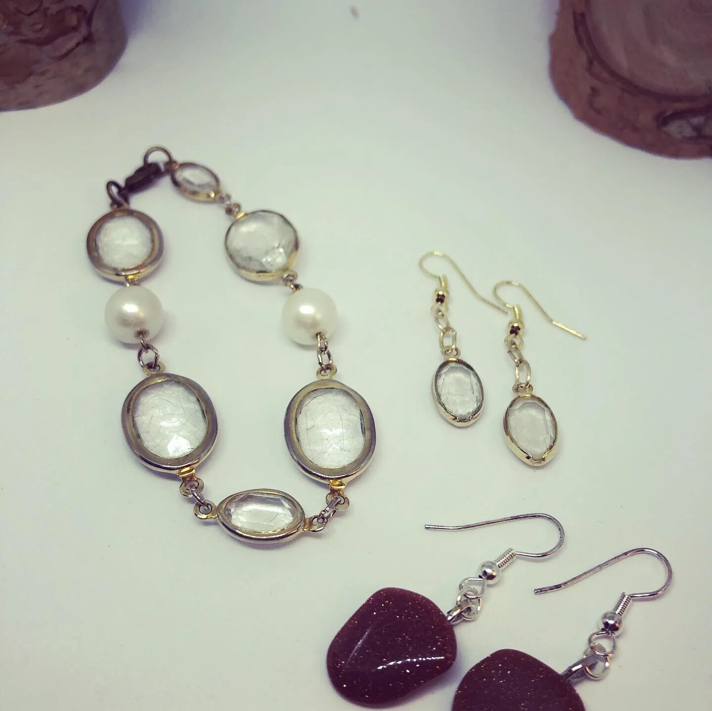 Heirloom Bracelet and matching earrings