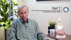 C5-C7 anterior cervical discectomy and fusion (ACDF) and deep brain stimulation (DBS) - Karl T