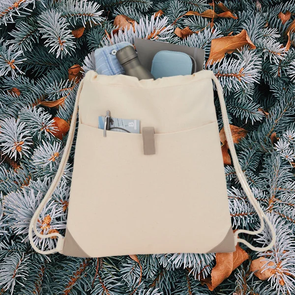 Recycled Cotton Drawstring Bag