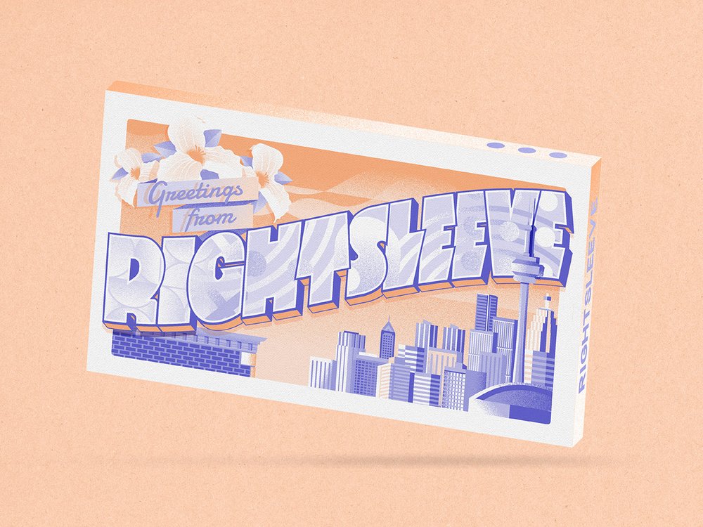 Custom box artwork for oversized Rightsleeve chocolate bar