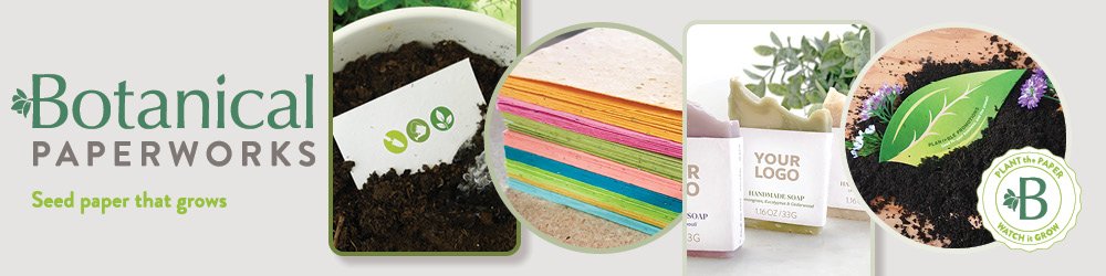 Seed Paper Wedding Favor Boxes - Botanical PaperWorks