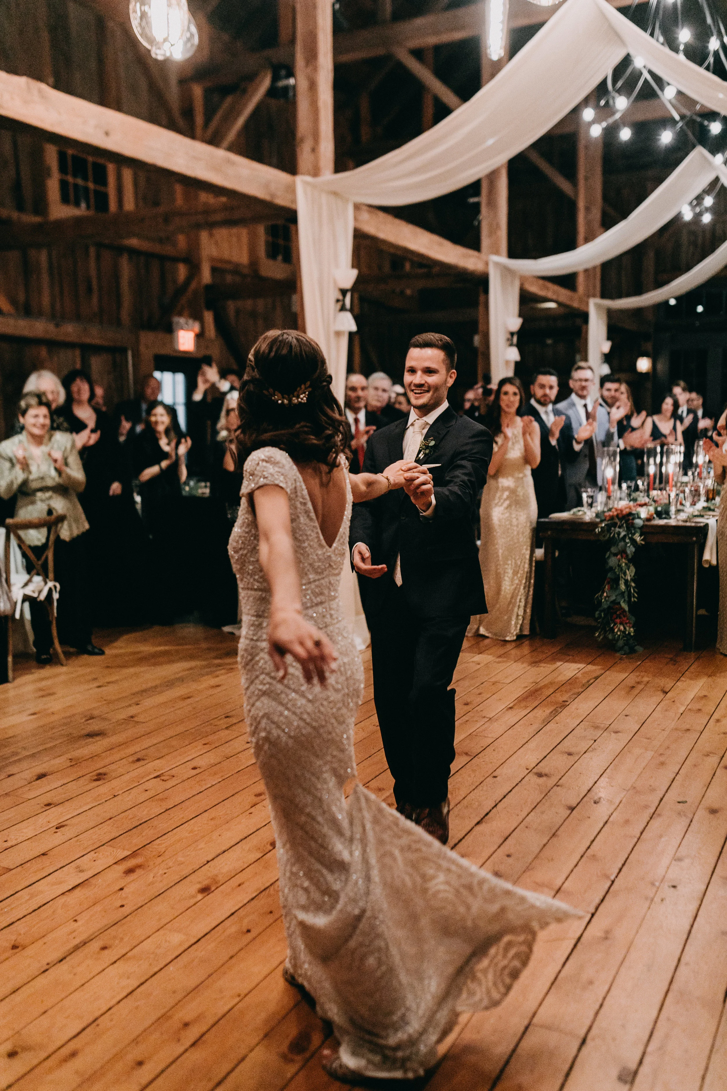 Erica and Joe, November 11, 2017, Barn at Flanagan Farm