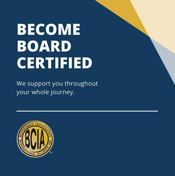 How to become certified in Biofeedback