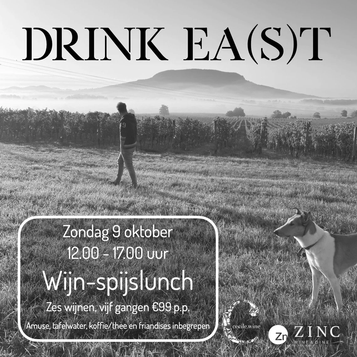 Wijn-spijslunch Drink Ea(s)t