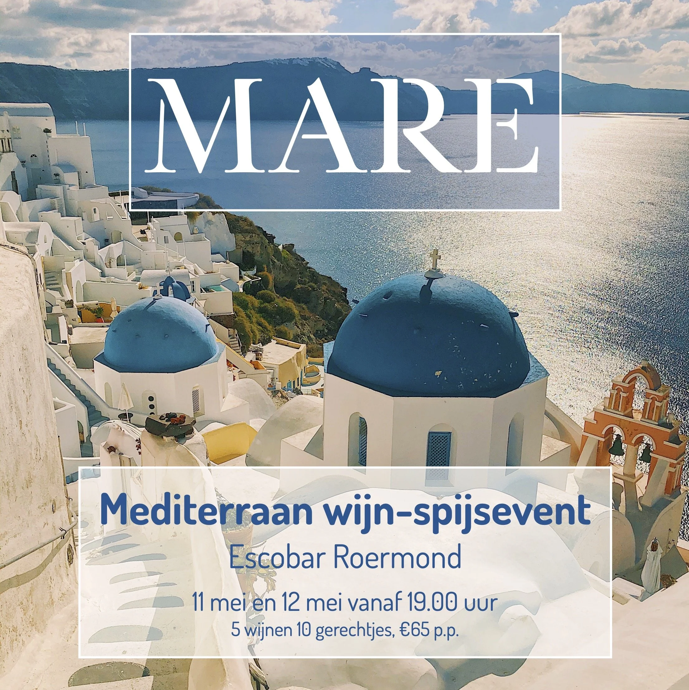 Mediterraan wijn-spijsevent MARE