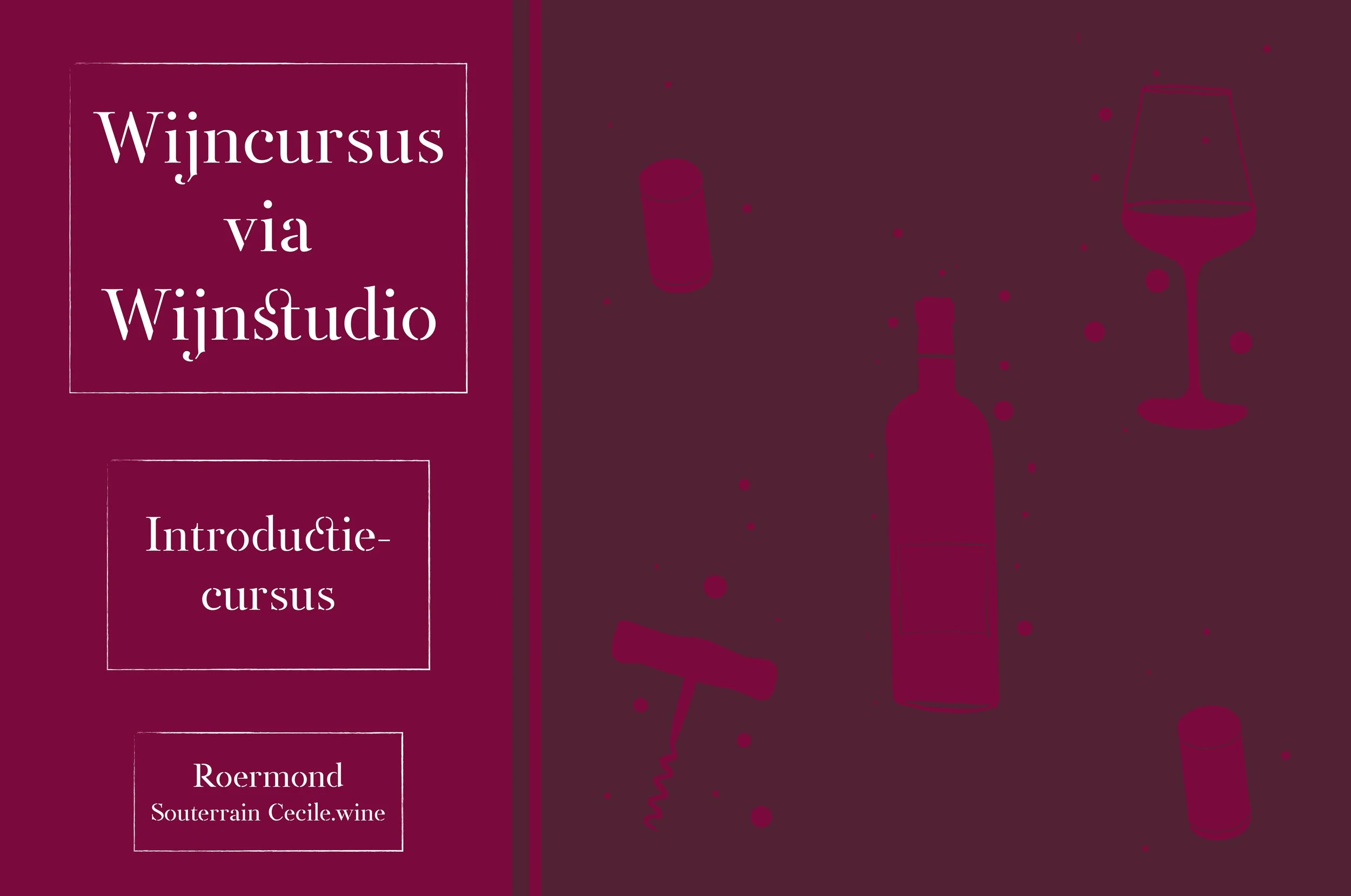 Introductie wijncursus (via Wijnstudio) 