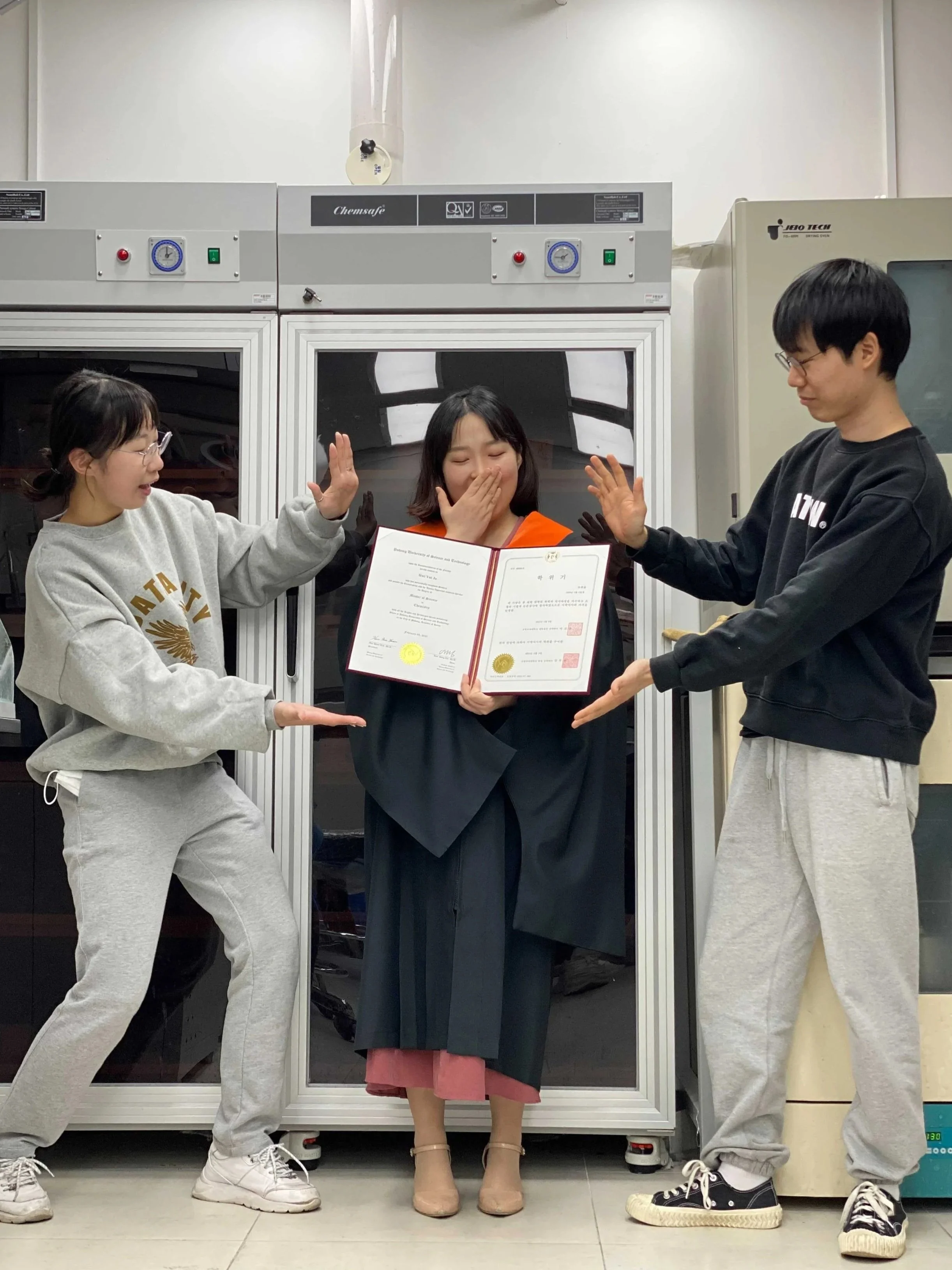 휘율 석사 졸업 축하!