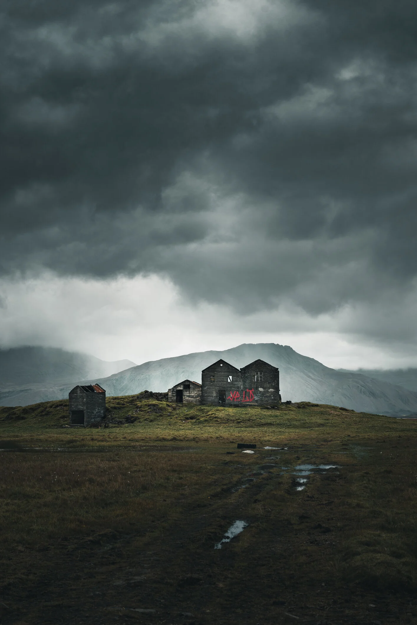 Iceland Abandoned Farm Print