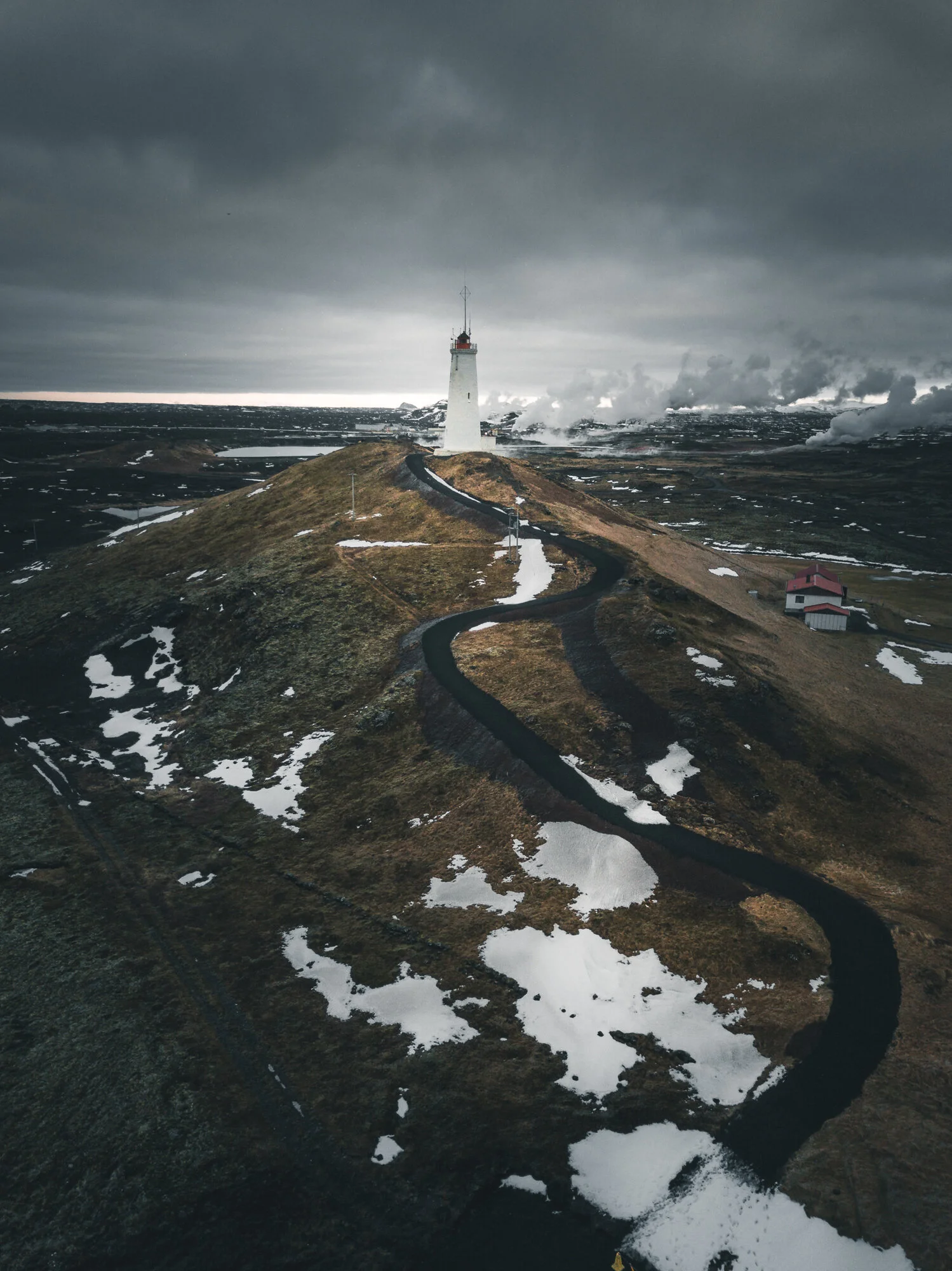 Iceland Reykjanes Lighthouse Print