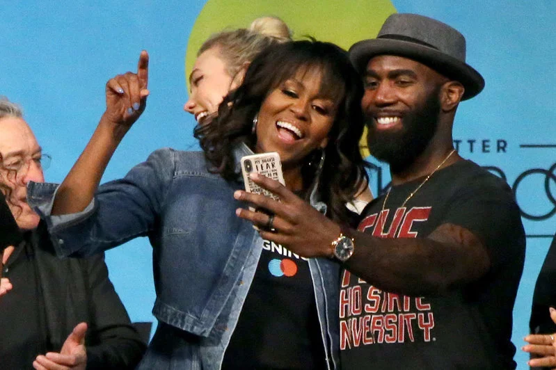 Former First Lady Celebrates College Signing Day at Temple
