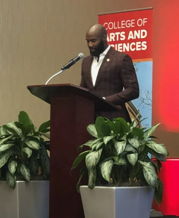 HONORING EXCELLENCE - JENKINS RECEIVES YOUNG ALUMNI ACHIEVEMENT AWARD