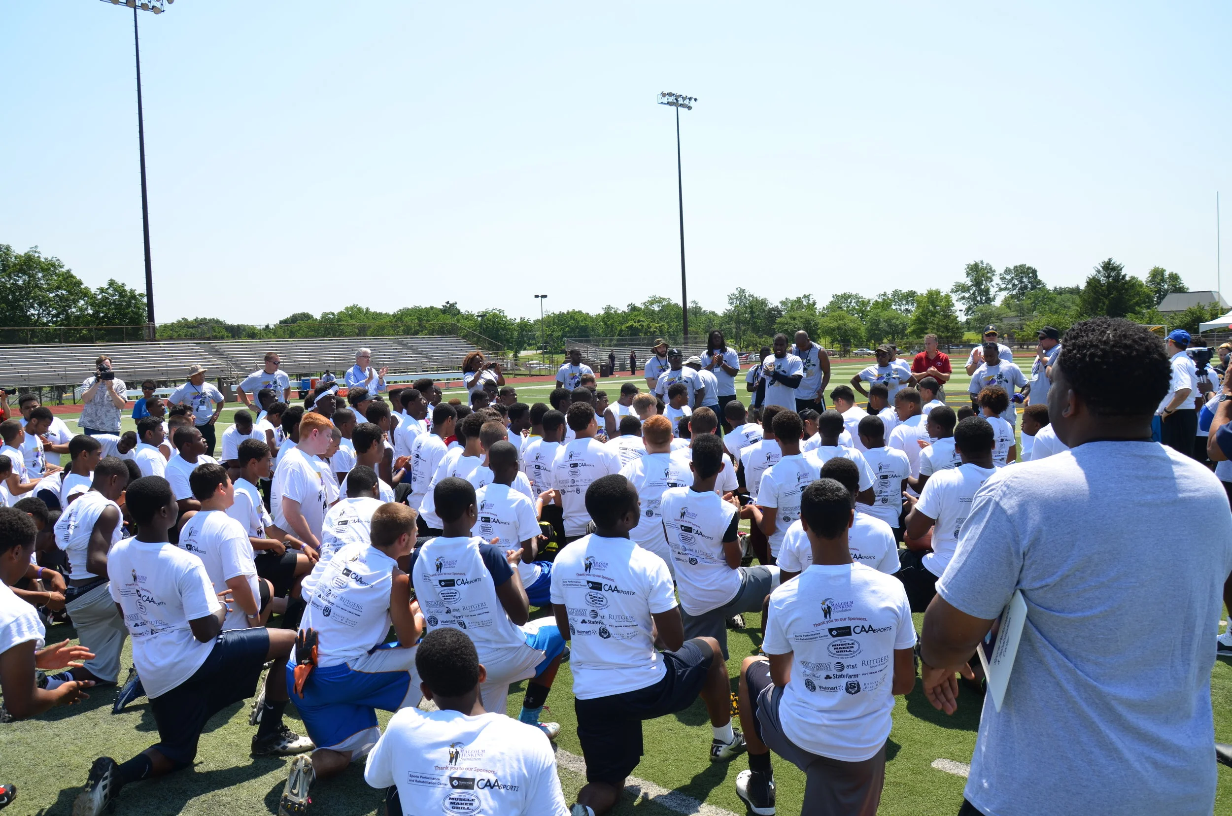 Hometown hero Malcolm Jenkins brings NFL talents to Piscataway