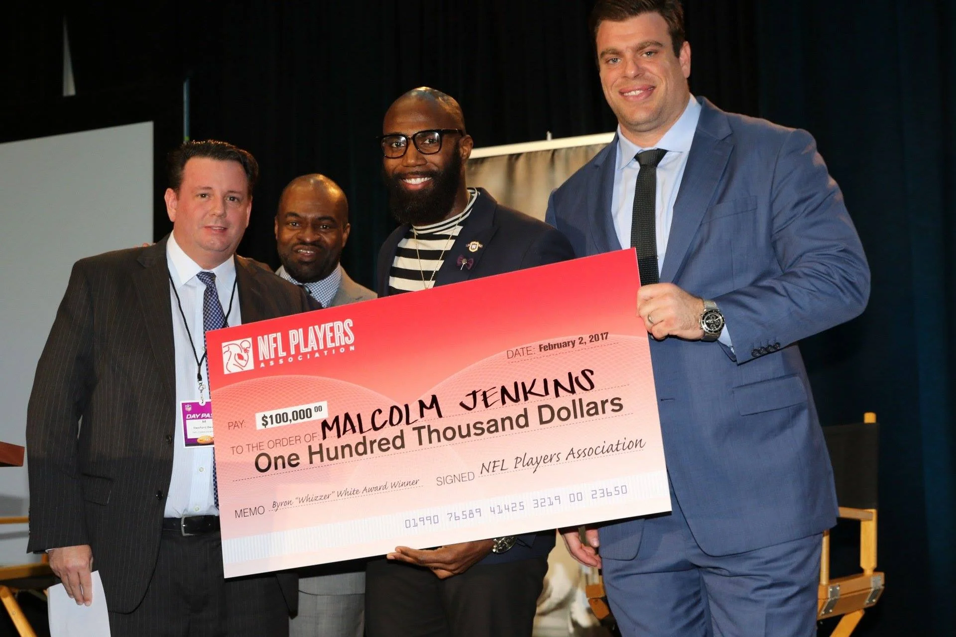 Jenkins Wins Esteemed Whizzer White Award