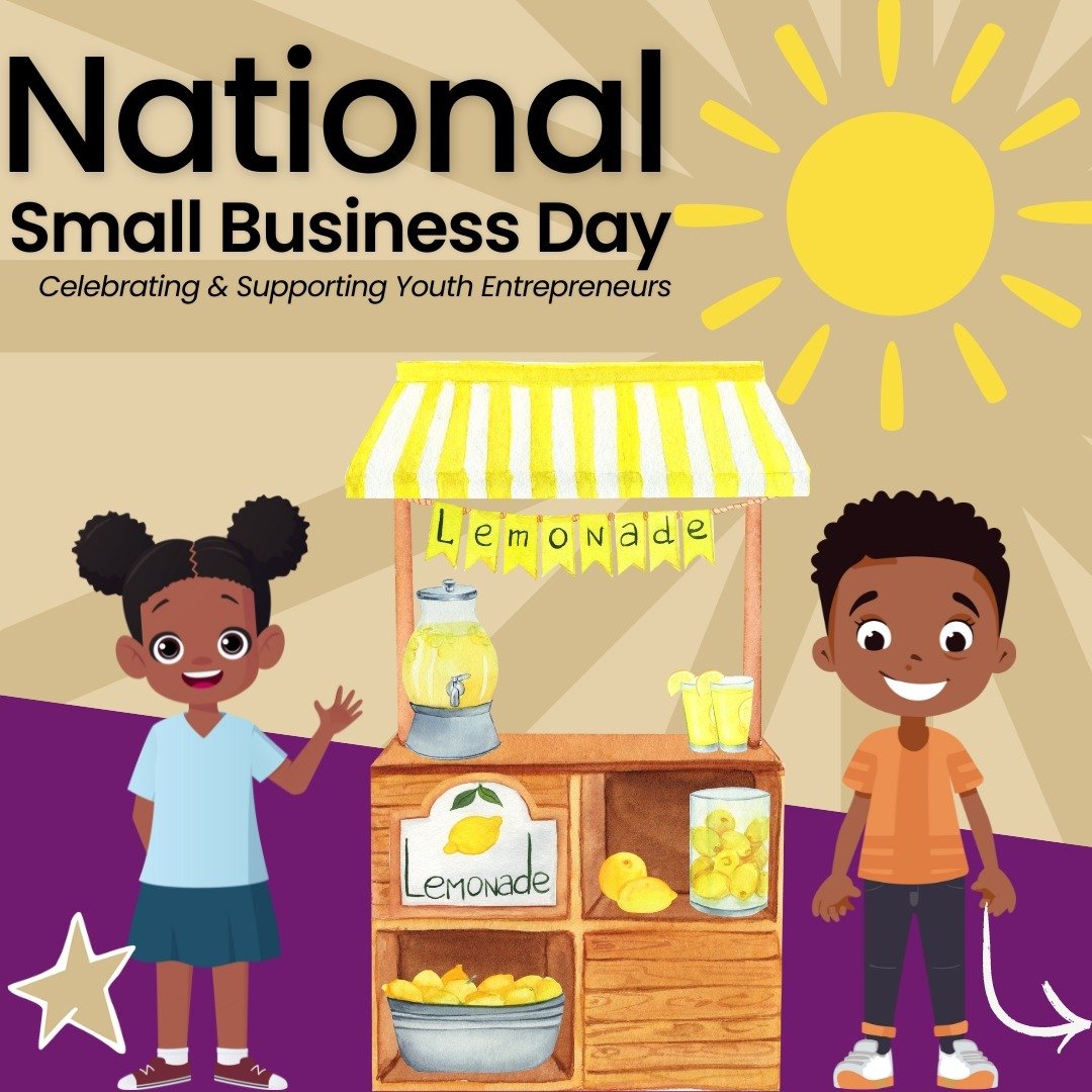Happy Small Business Day!💥 Today, we're not just cheering on the adults but also the youth entrepreneurs!

We're thrilled to support Sam Malcolm-Cash, the inspiring owner of Sam's Buckeye Press. We loved his message that it's never too early or too 