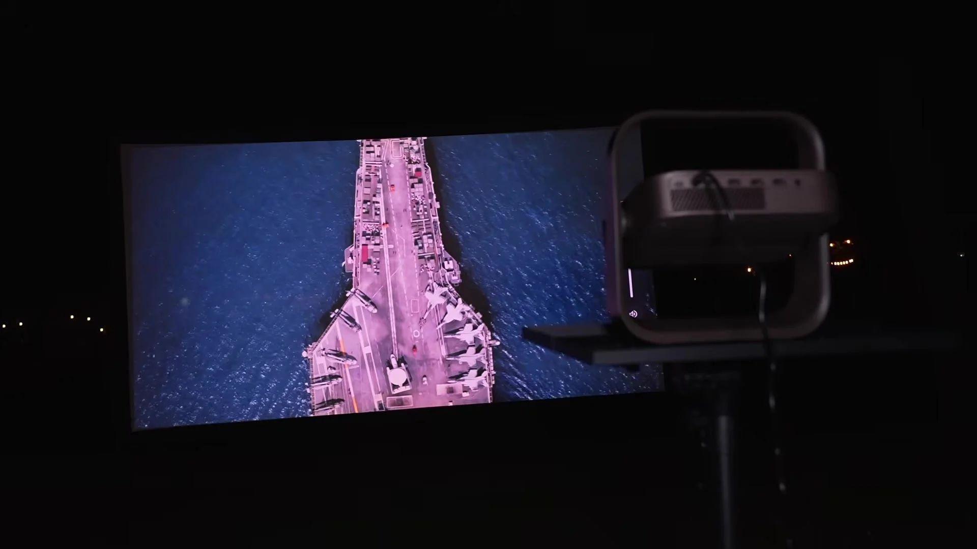 This Tiny Projector Creates a 200-Inch 4K Screen!