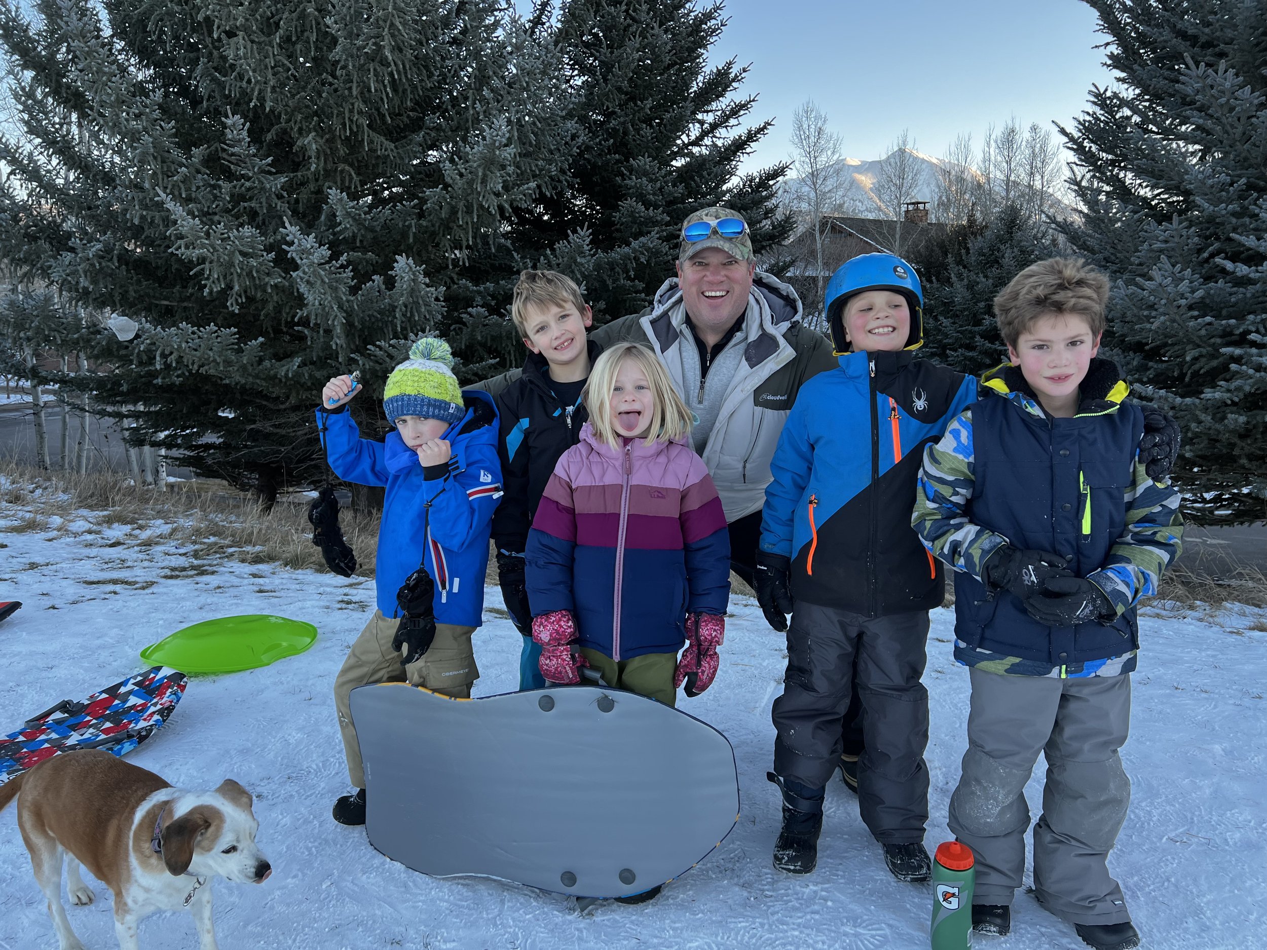 Scott Bayens skiing in Colorado