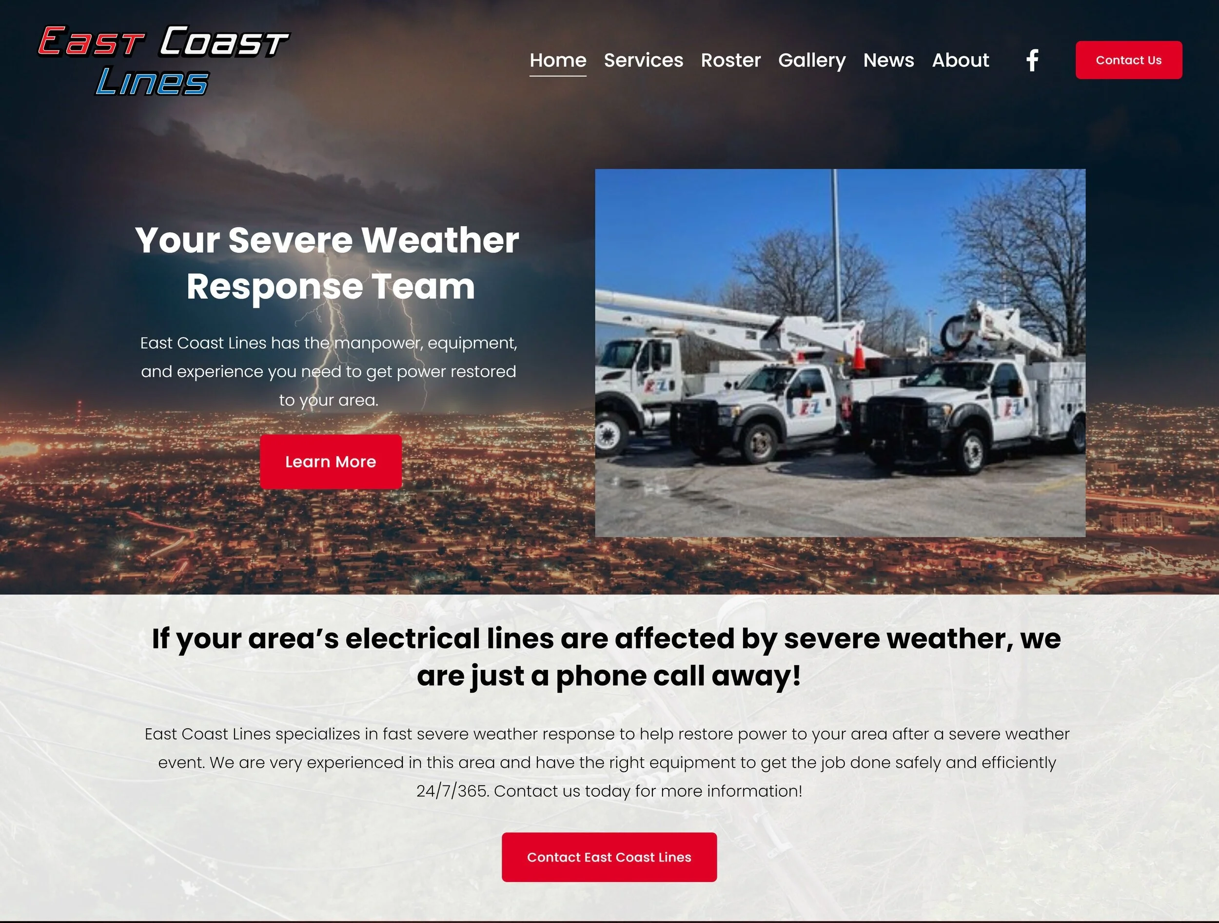 East Coast Lines Website