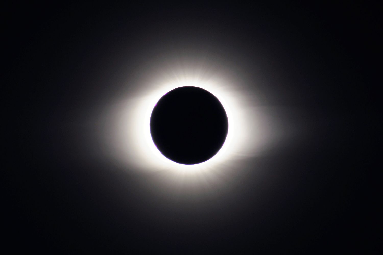 The total solar eclipse in Chile, Juli 2019.