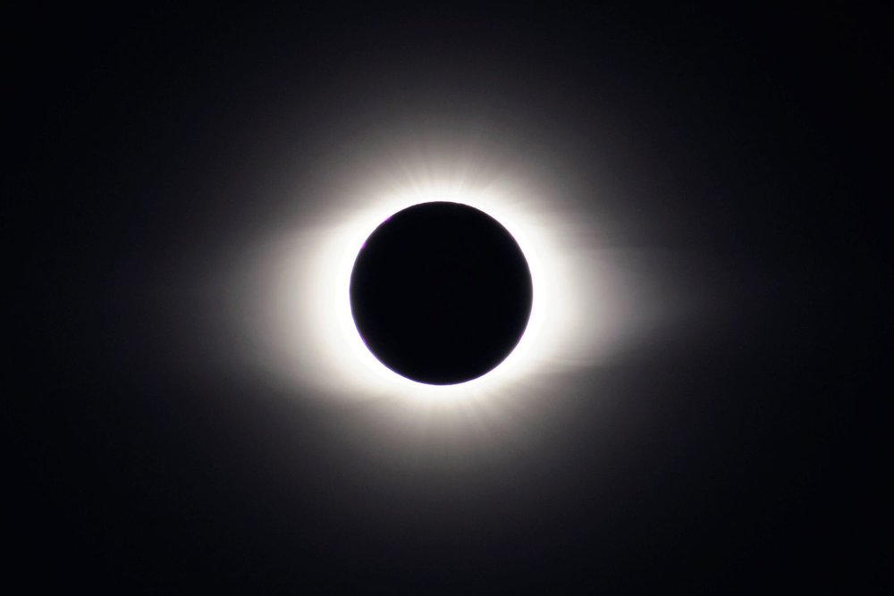 The total solar eclipse in Chile, Juli 2019.