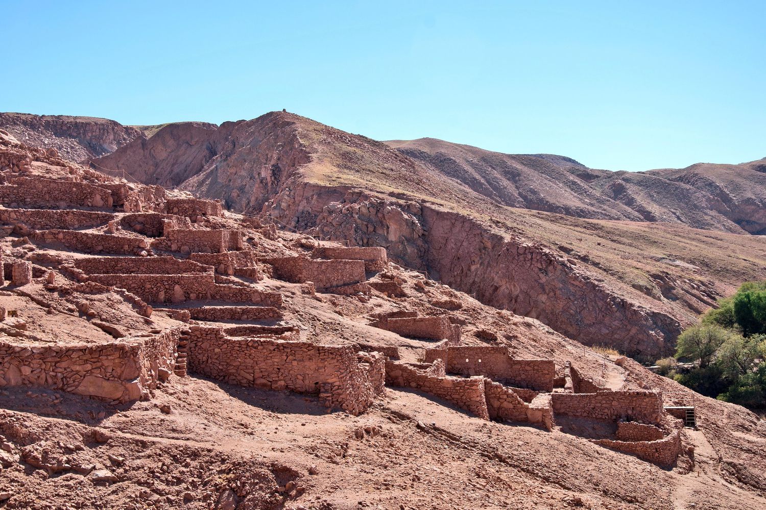Pukara de Quitor near San Pedro de Atacama.