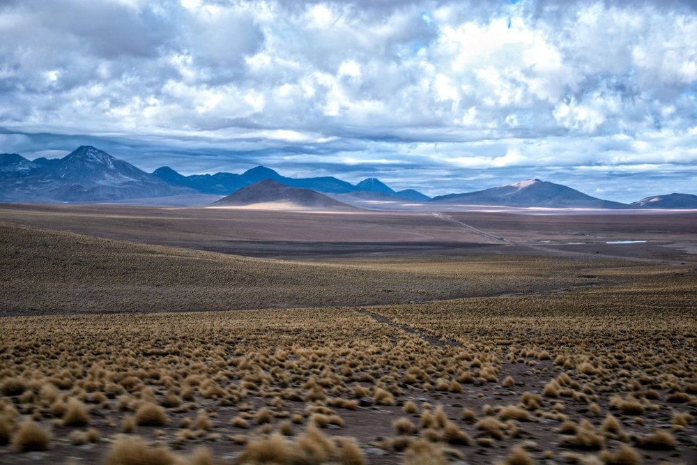 Leaving the El Tatio Geysire Area. Winter 2019.