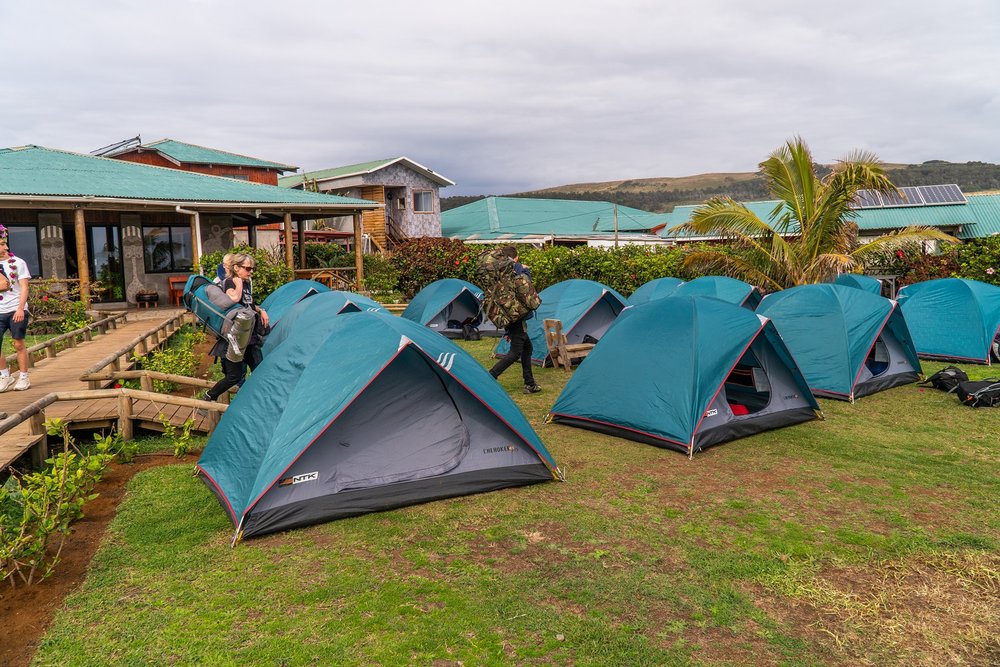  The camping place in Eastern Island 