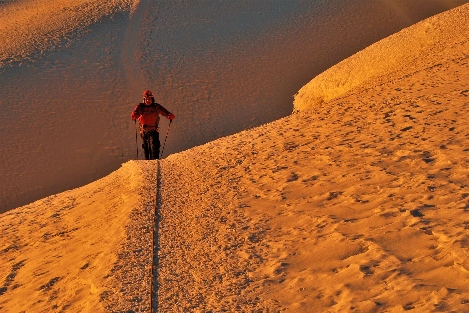  Climbing  Nevado Illimani  Cordillera Real. Bolivia 