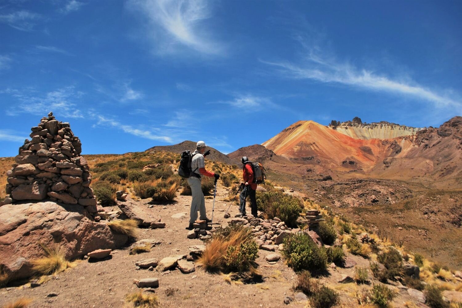  Acclimatizing hike at the slopes of the Tunupa volcano 