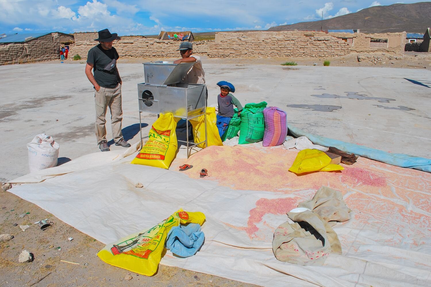  Processing the Uyuni salt in Colchani village  