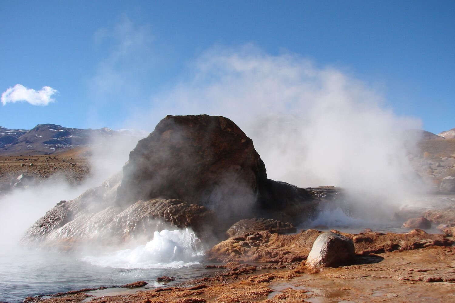  As part of our acclimatatazing process, we explore the Tatio Geyser field. Chilean Altiplano. 