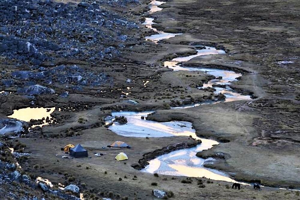 The Negruni Camp. Cordillera Real Trek. Bolivia