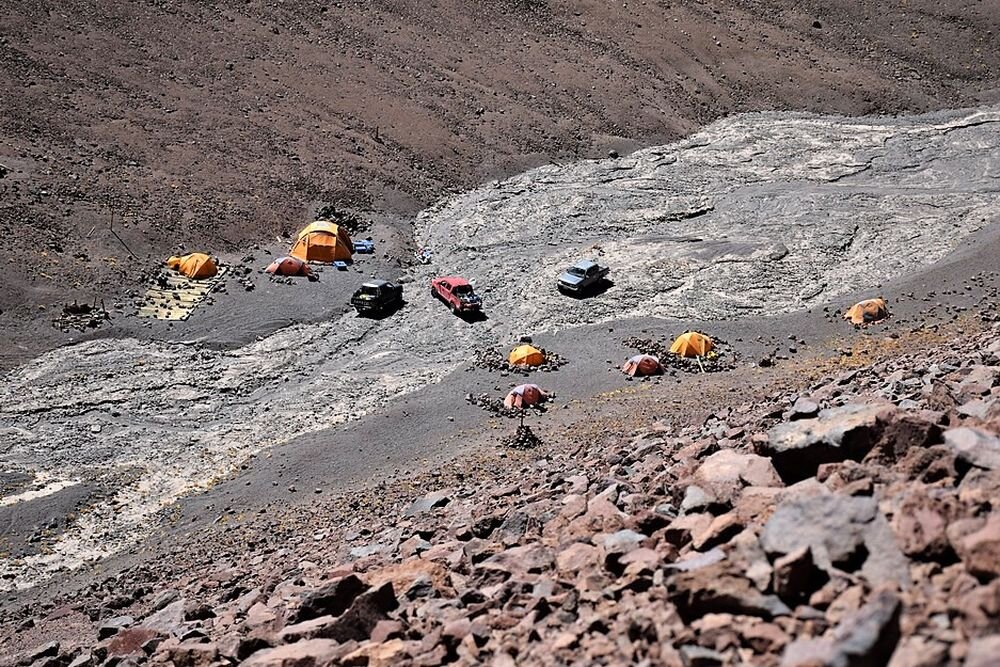  The base camp of Pissis volcano. Argentina. 