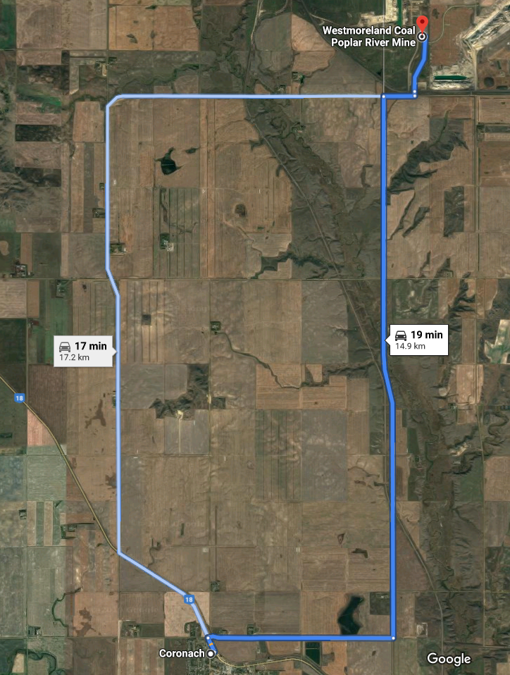 Directions — Poplar River Mine