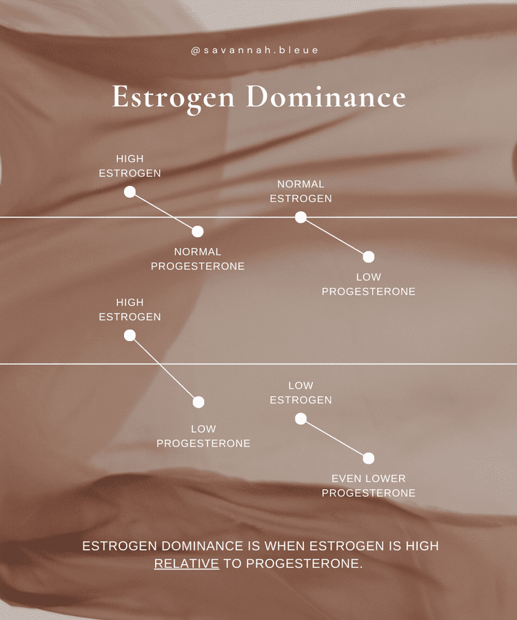 What is Estrogen Dominance and What Causes It? — Savannah Bleue ...