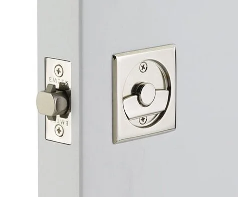 Pocket Door Tubular Lock - Square